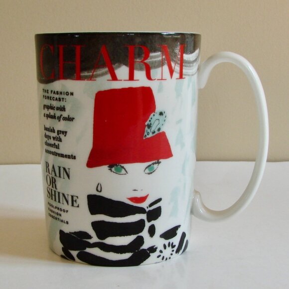 Kate Spade New York Lenox Coffee Tea Mug Make Headlines Rain or Shine Collect - Picture 1 of 7